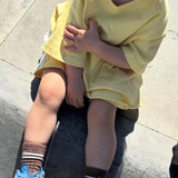 Linen Terry Oversized Tee | Honey