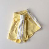 Linen Terry Racer Shorts | Honey