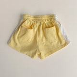Linen Terry Racer Shorts | Honey