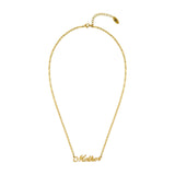 Mother Necklace 18k Gold Plated