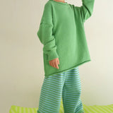 Rolly Knit Jumper | Apple Green