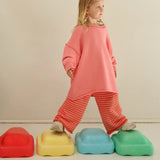 Rolly Knit Jumper |Strawberry Milk