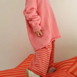Rolly Knit Jumper |Strawberry Milk