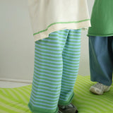 Rolly Knit Pants |Apple Stripe
