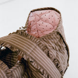 The Everything Bag - Cocoa Pinstripe