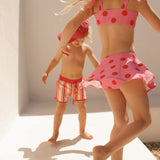Pink Polka Bikini Set