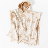 Oasis Poncho Towel | Cream/Tan