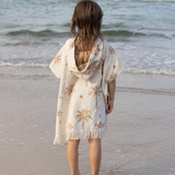 Oasis Poncho Towel | Cream/Tan