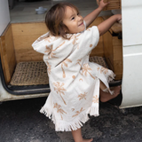 Oasis Poncho Towel | Cream/Tan