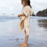 Oasis Poncho Towel | Cream/Tan