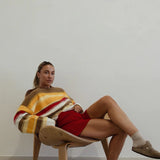 Isabel Knit - Autumn stripe