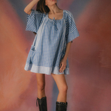 Powder Check Dress
