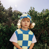 Sunday Beanie - Blue/Lime