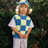 Nonno Vest - Lime/Blue