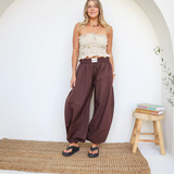 Jinni Balloon pants | Chocolate