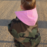 Camo 1/4 zip pullover