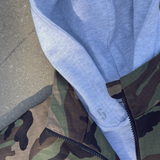 Camo 1/4 zip pullover