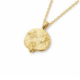 Ocean Coin Charm Necklace