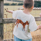 'Hold Your Horses' Boxy Tee