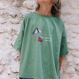 Warm Sun Artist Collab Tee | Hunter