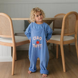 Ciao Tutti Overalls Pool Blue