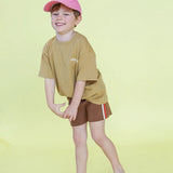 Organic Milano Knit Shorts - Brownie