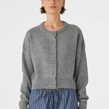 Bobby Cardigan - Grey Marle