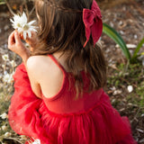 Cotton Bow - Christmas Red