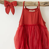 Cotton Bow - Christmas Red