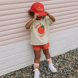 Happy Tomato Mid Sleeve Tee Vanilla Parfait