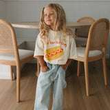 Hot Dog Mid Sleeve Tee Buttercream