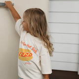 Hot Dog Mid Sleeve Tee Buttercream