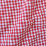 Gingham Barrel Pants - Chilli