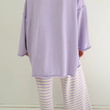 Rolly Knit Jumper - Lilac