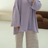 Rolly Knit Jumper - Lilac