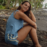 Atmosea Short - Blue Gingham