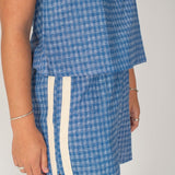 Atmosea Short - Blue Gingham