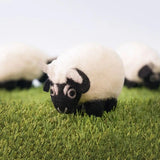 Handmade Felted Black Faced Sheep