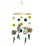 Mobile-Handmade Felted Australian Animals