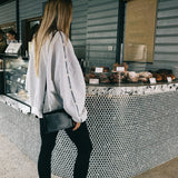 Cloud Quarter Zip Sweater - Grey Marle
