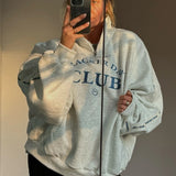 Cloud Quarter Zip Sweater - Grey Marle