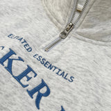 Cloud Quarter Zip Sweater - Grey Marle