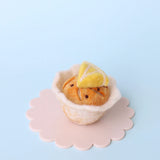Felt Muffin- Lemon Poppyseed | Felt Toys