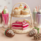Felt Muffin- Strawberry | Felt Toys