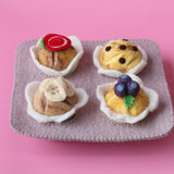 Felt Muffin- Strawberry | Felt Toys