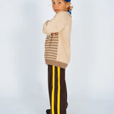 Mini Terry Pant - Choc/Mango