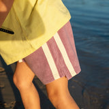 Mini Terry Towelling Shorts in Jacaranda