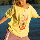 Mini Terry Towelling Shorts in Jacaranda