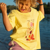 Mini Terry Towelling Shorts in Jacaranda