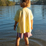 Mini Terry Towelling Shorts in Jacaranda